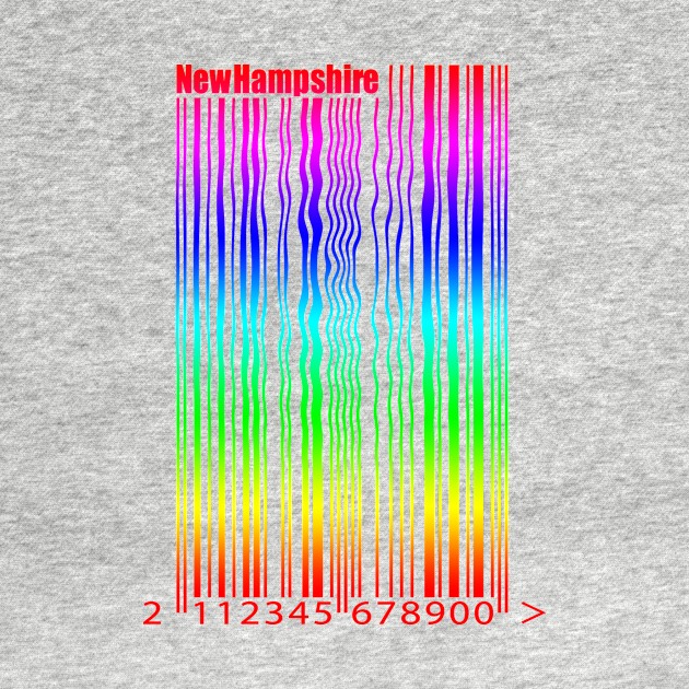 Rainbow barcode by New Hampshire Magazine